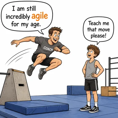 agile (çevik, atik, hızlı uyum sağlayan) karikatürü — diyalogla bağlam içinde öğren