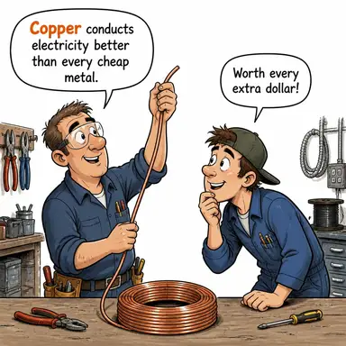 copper (bakır) karikatürü — diyalogla bağlam içinde öğren