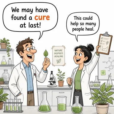 cure (tedavi, çare, deva) karikatürü — diyalogla bağlam içinde öğren