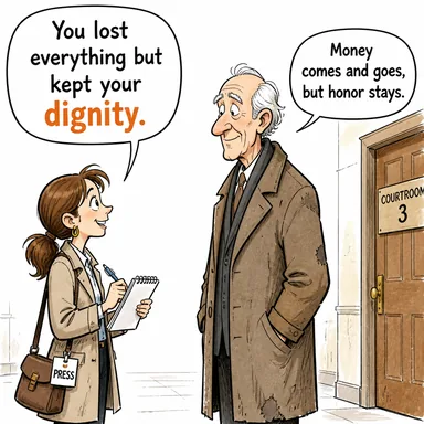 dignity (itibar, haysiyet, onur) karikatürü — diyalogla bağlam içinde öğren
