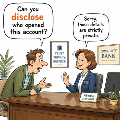 disclose (ifşa etmek, açığa çıkarmak, açıklamak) karikatürü — diyalogla bağlam içinde öğren