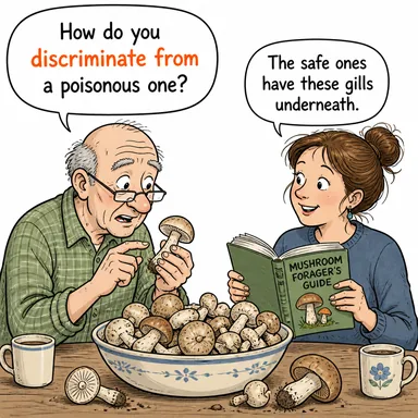 discriminate from (ayırt etmek, farkı görmek; (against) ayrımcılık yapmak) karikatürü — diyalogla bağlam içinde öğren