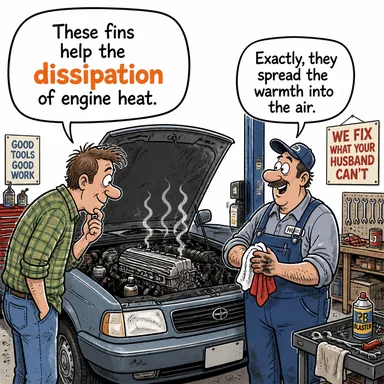 dissipation (dağılma, israf, sefahat) karikatürü — diyalogla bağlam içinde öğren