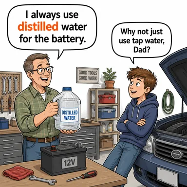 distilled (damıtılmış) karikatürü — diyalogla bağlam içinde öğren