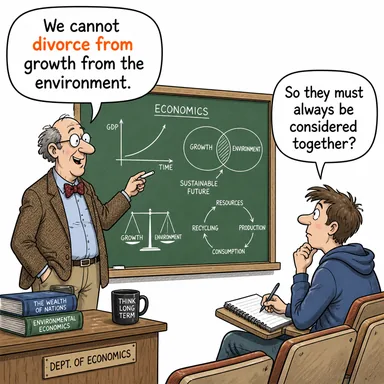 divorce from (...-den boşanmak, (bir fikirden) kopmak) karikatürü — diyalogla bağlam içinde öğren