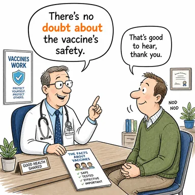 doubt about (... hakkında şüphe) karikatürü — diyalogla bağlam içinde öğren