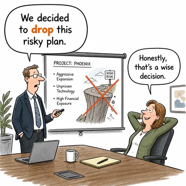 drop (düşürmek, bırakmak, vazgeçmek) karikatürü — diyalogla bağlam içinde öğren