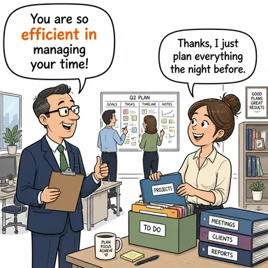 efficient in ((bir konuda) verimli, yetkin, ehil) karikatürü — diyalogla bağlam içinde öğren