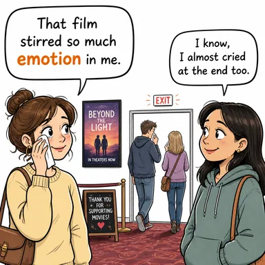 emotion (duygu, his) karikatürü — diyalogla bağlam içinde öğren