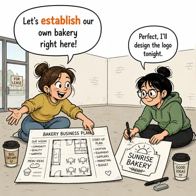 establish (kurmak, tesis etmek, kanıtlamak) karikatürü — diyalogla bağlam içinde öğren