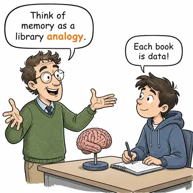 analogy (benzeşim, analoji, kıyaslama, örnekseme) karikatürü — diyalogla bağlam içinde öğren