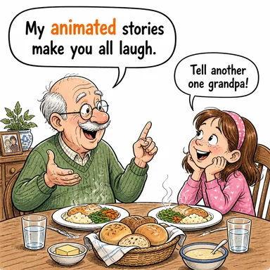 animated (canlı, hareketli, hararetli, animasyonlu) karikatürü — diyalogla bağlam içinde öğren