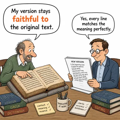 faithful to (...'e sadık, bağlı) karikatürü — diyalogla bağlam içinde öğren