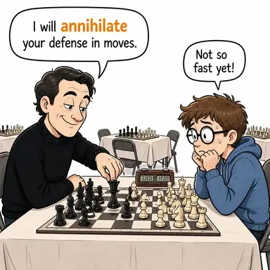 annihilate (yok etmek, imha etmek, yerle bir etmek) karikatürü — diyalogla bağlam içinde öğren