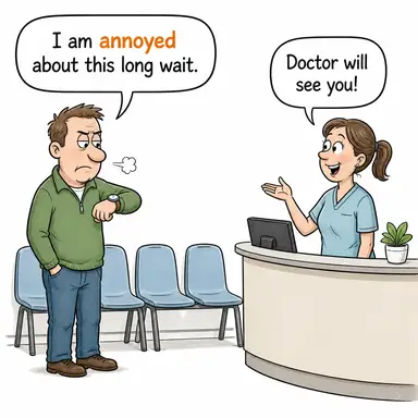 annoyed (kızgın, rahatsız olmuş, sinirli) karikatürü — diyalogla bağlam içinde öğren