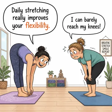 flexibility (esneklik) karikatürü — diyalogla bağlam içinde öğren