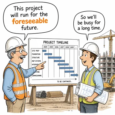 foreseeable (öngörülebilir, tahmin edilebilir) karikatürü — diyalogla bağlam içinde öğren