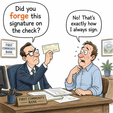 forge (sahtesini yapmak, demir dövmek, (ilişki) kurmak) karikatürü — diyalogla bağlam içinde öğren