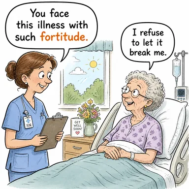 fortitude (metanet, dayanıklılık, cesaret) karikatürü — diyalogla bağlam içinde öğren