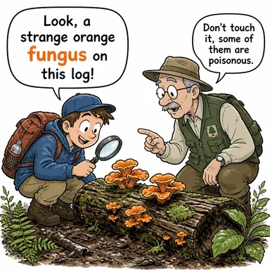fungus (mantar) karikatürü — diyalogla bağlam içinde öğren