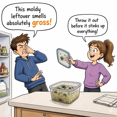 gross (brüt, iğrenç, çok kaba (hata)) karikatürü — diyalogla bağlam içinde öğren