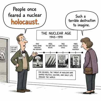 holocaust (büyük yıkım, soykırım) karikatürü — diyalogla bağlam içinde öğren