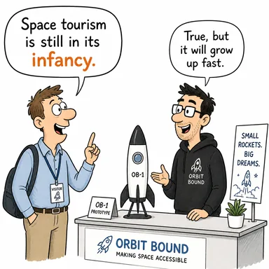infancy (bebeklik, başlangıç evresi) karikatürü — diyalogla bağlam içinde öğren
