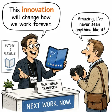 innovation (yenilik, buluş, inovasyon) karikatürü — diyalogla bağlam içinde öğren
