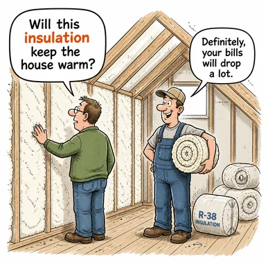 insulation (yalıtım, izolasyon) karikatürü — diyalogla bağlam içinde öğren