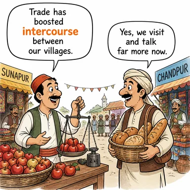 intercourse (ilişki, münasebet (cinsel veya sosyal)) karikatürü — diyalogla bağlam içinde öğren