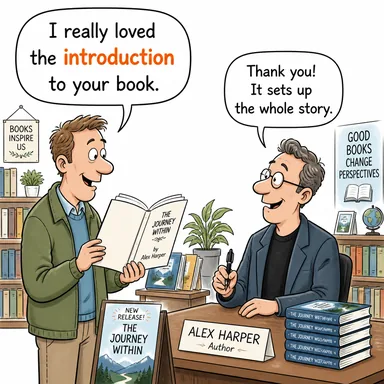introduction (giriş, tanıtım, takdim, piyasaya sürme) karikatürü — diyalogla bağlam içinde öğren