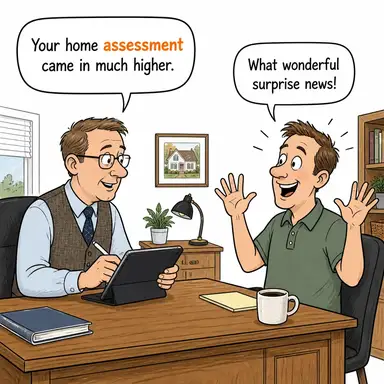 assessment (değerlendirme, kıymet takdiri) karikatürü — diyalogla bağlam içinde öğren