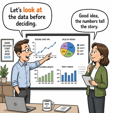 look at (bakmak, incelemek, gözden geçirmek, dikkate almak) karikatürü — diyalogla bağlam içinde öğren