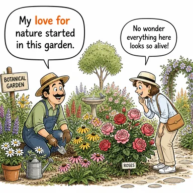 love for (...'ya duyulan sevgi/aşk) karikatürü — diyalogla bağlam içinde öğren
