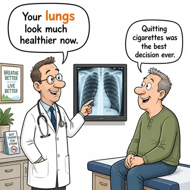 lung (akciğer) karikatürü — diyalogla bağlam içinde öğren