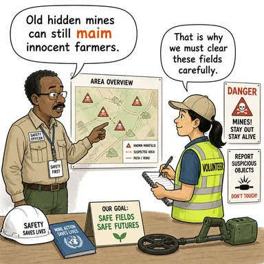 maim (sakatlamak, sakat bırakmak) karikatürü — diyalogla bağlam içinde öğren