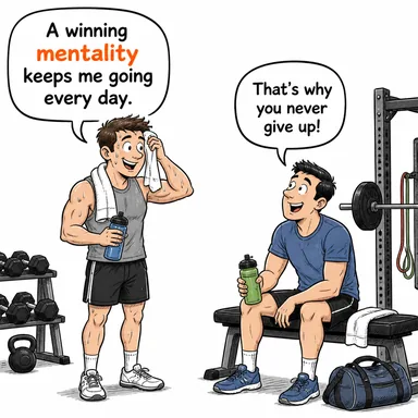 mentality (zihniyet, anlayış, düşünce yapısı) karikatürü — diyalogla bağlam içinde öğren