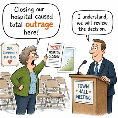 outrage (büyük öfke, hiddet; rezalet, hakaret) karikatürü — diyalogla bağlam içinde öğren