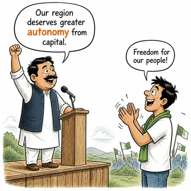 autonomy (özerklik, otonomi, bağımsızlık) karikatürü — diyalogla bağlam içinde öğren