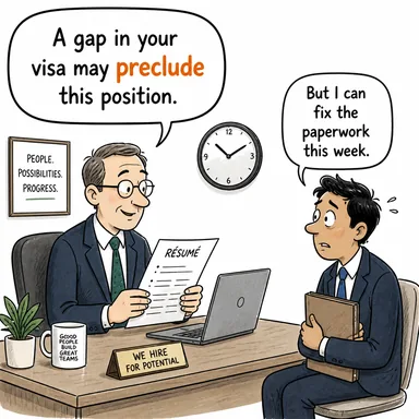preclude (önlemek, imkansız kılmak, engel olmak) karikatürü — diyalogla bağlam içinde öğren