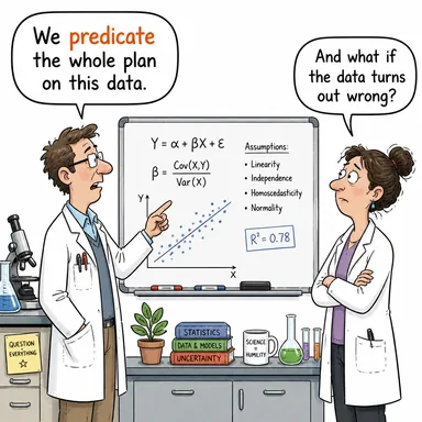 predicate (dayandırmak, doğrulamak; yüklem) karikatürü — diyalogla bağlam içinde öğren