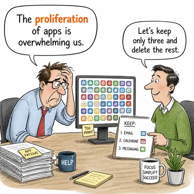 proliferation (yayılma, çoğalma (hızlıca)) karikatürü — diyalogla bağlam içinde öğren