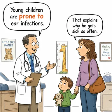 prone to (yatkın, meyilli, eğilimli (genelde olumsuz)) karikatürü — diyalogla bağlam içinde öğren