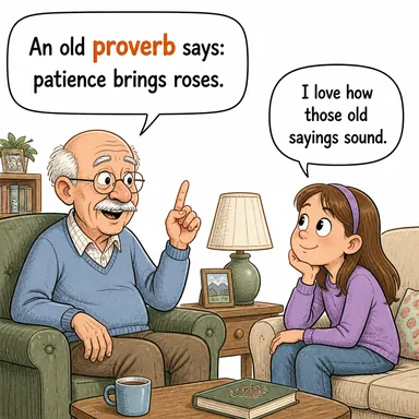 proverb (atasözü) karikatürü — diyalogla bağlam içinde öğren