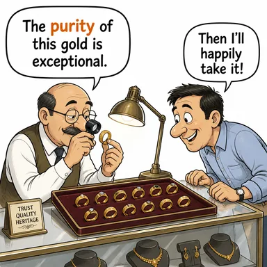 purity (saflık, arılık, temizlik) karikatürü — diyalogla bağlam içinde öğren