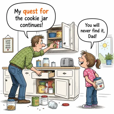 quest for (arayış, araştırma) karikatürü — diyalogla bağlam içinde öğren