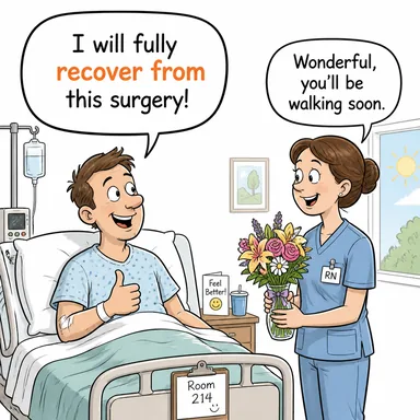recover from (...den iyileşmek, (ekonomik vb.) toparlanmak) karikatürü — diyalogla bağlam içinde öğren