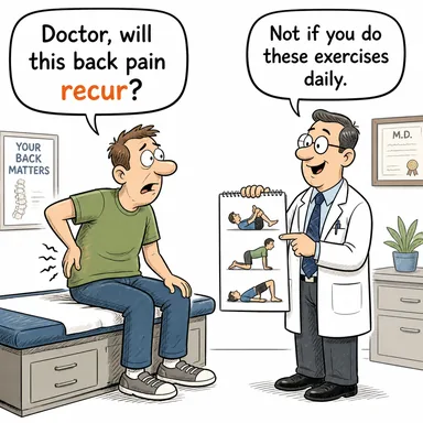recur (nüksetmek, tekrarlamak, yinelemek) karikatürü — diyalogla bağlam içinde öğren