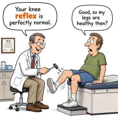 reflex (refleks, ani tepki) karikatürü — diyalogla bağlam içinde öğren