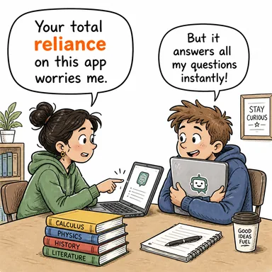 reliance (güven, itimat, bağımlılık) karikatürü — diyalogla bağlam içinde öğren